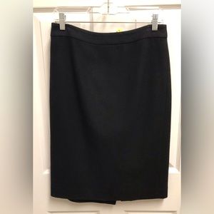 JCrew Pencil Skirt - Black Wool